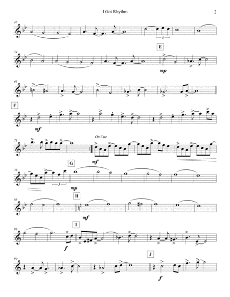 I Got Rhythm Flute 3 Page 2