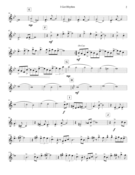 I Got Rhythm Flute 4 Page 2