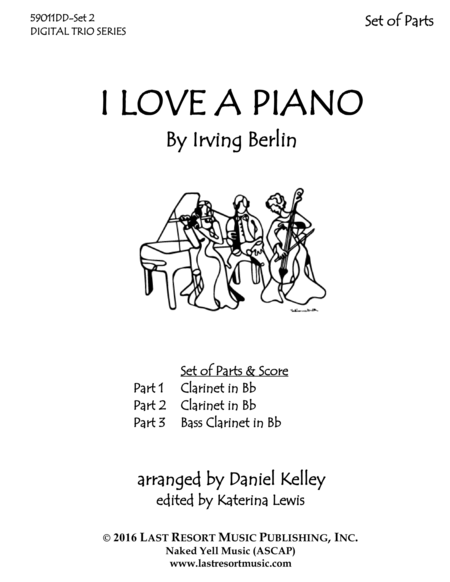 I Love A Piano For Clarinet Trio Page 2