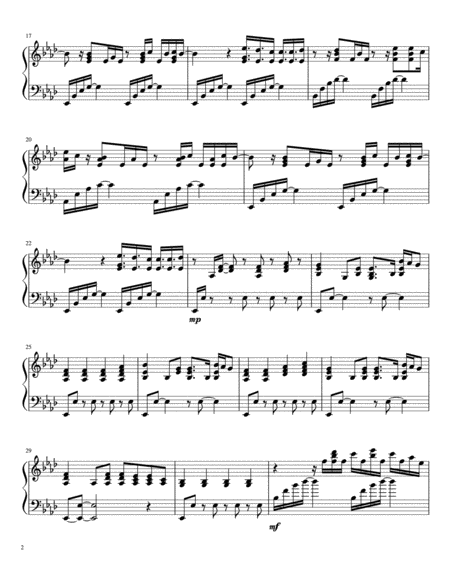 I Love Thee Piano Accompaniment For Bb Trumpet Page 2