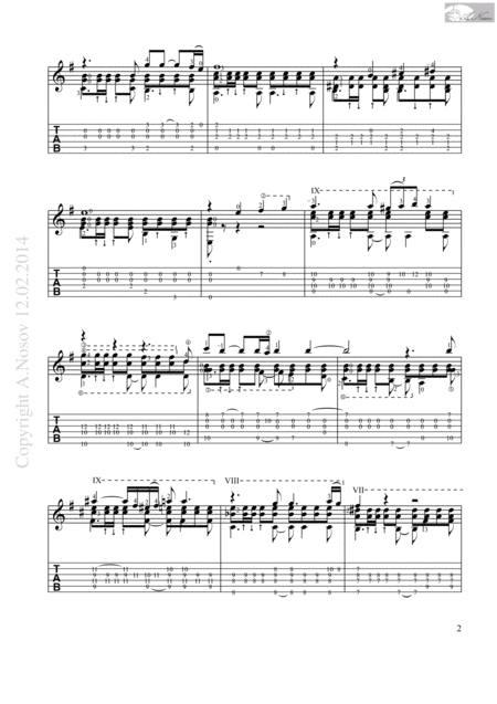 I Love You Much Too Much Sheet Music For Guitar Page 2