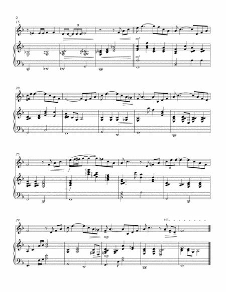 I Loves You Porgy For Clarinet Solo With Piano Accompaniment Gershwin Porgy Bess Page 2