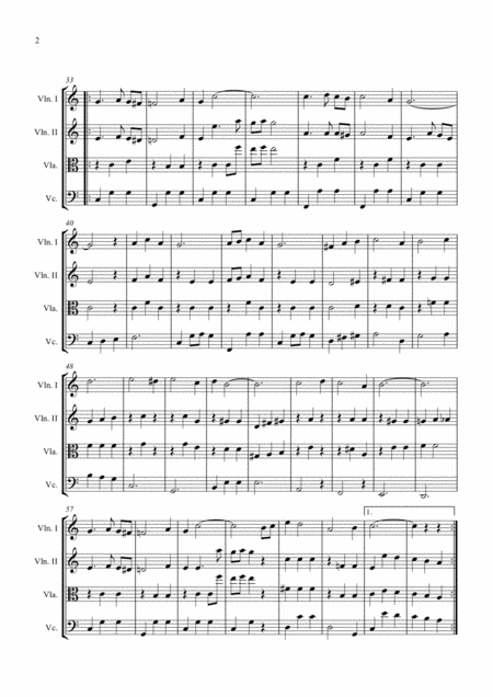 I M Forever Blowing Bubbles Arranged For String Quartet 2 X Violins Viola Cello Page 2