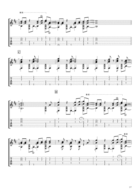 I M Here For You Fingerstyle Guitar Solo Page 2