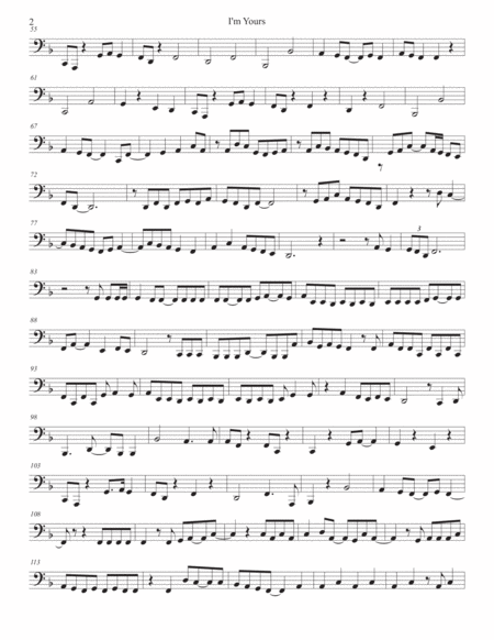 I M Yours Tuba Page 2