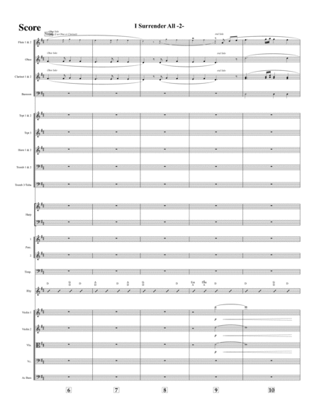 I Surrender All 8 Core Orchestra Page 2