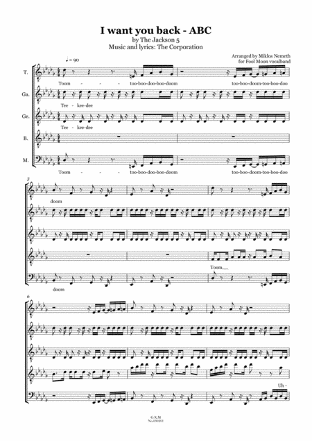 I Want You Back Abc Medley Page 2