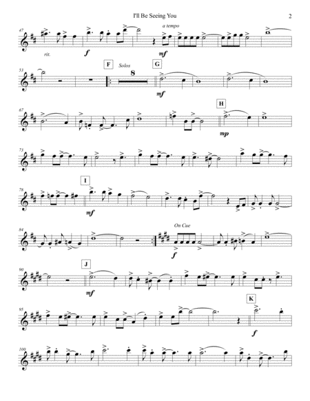 I Will Be Seeing You Violin 2 Page 2