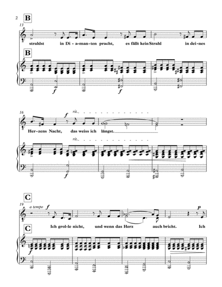 Ich Grolle Nicht Tb Choral Arrangement Page 2