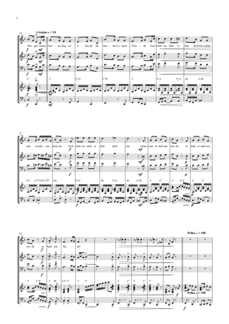 Ich Liebe Dich Beethoven Drachenfelser Musikanten Quartet Page 2