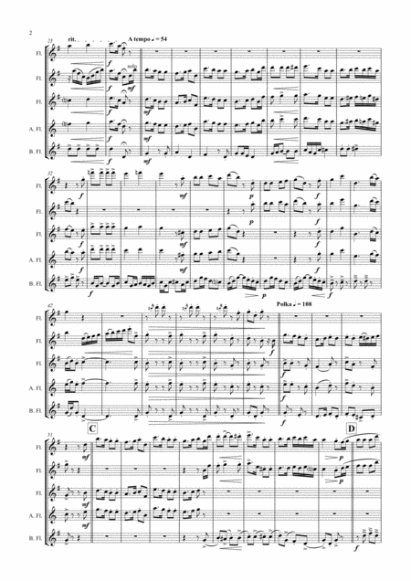 Ich Liebe Dich Beethoven Goes Polka Flute Quartet Page 2