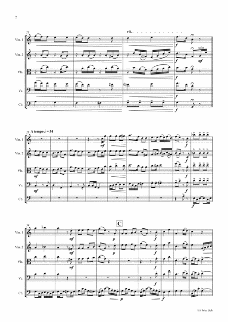 Ich Liebe Dich Beethoven Goes Polka String Orchestra Page 2