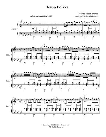 Ievan Polkka Loituma Polkka Piano Solo Page 2