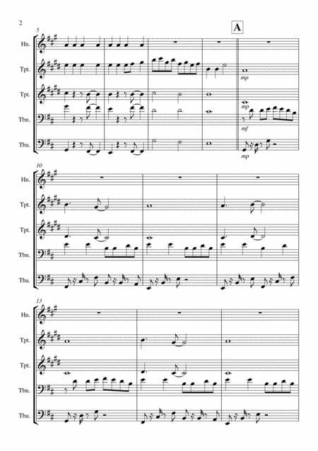 If I Cant Have You By Shawn Mendes For Brass Quintet Page 2