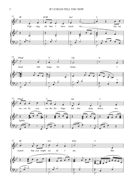 If I Could Tell You Now Baritone Tenor Page 2