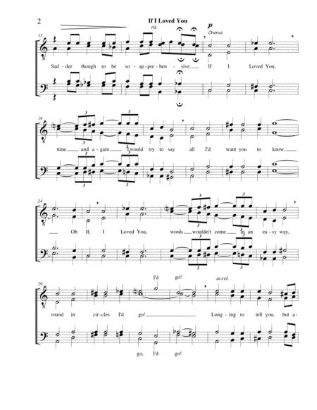 If I Loved You Ttbb Barbershop Arr Robert Rund Page 2