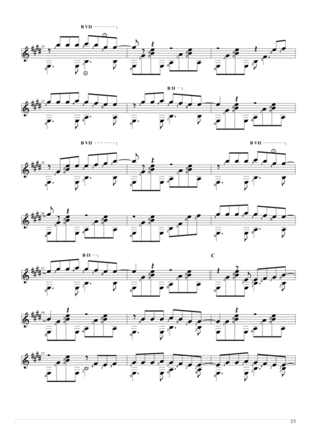 If I Were A Boy Solo Guitar Score Page 2