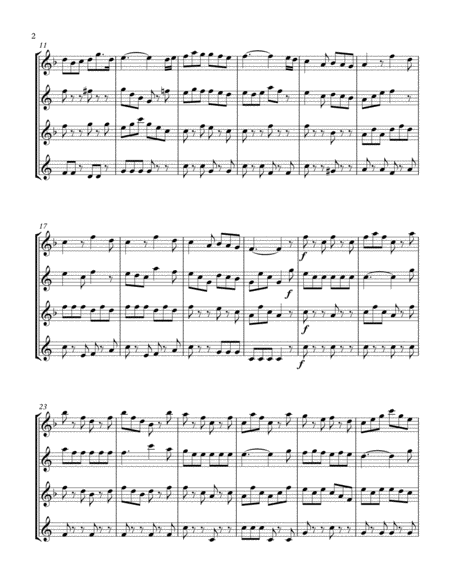 If You Ve Only Got A Moustache Sax Quartet Page 2