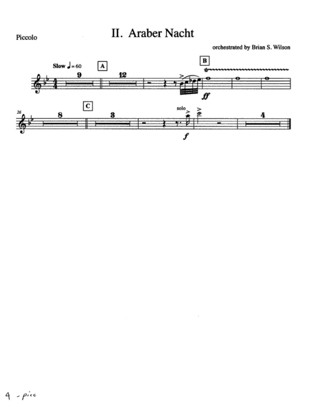 Ii Araber Nacht And Iii Licorice Schtick From Klezmer Concerto For Clarinet And Wind Orchestra Complete Set Of Parts Page 2