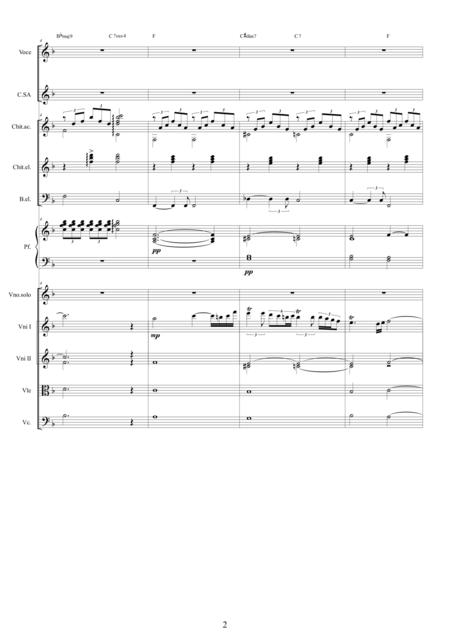 Il Suono Del Cielo Christmas Ballad Slow Rock For Voice Choir And Ensemble Page 2