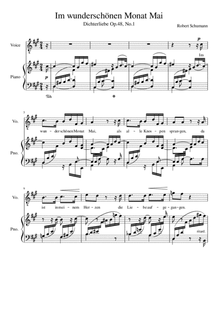 Im Wunderschonen Monat Mai F Minor Page 2