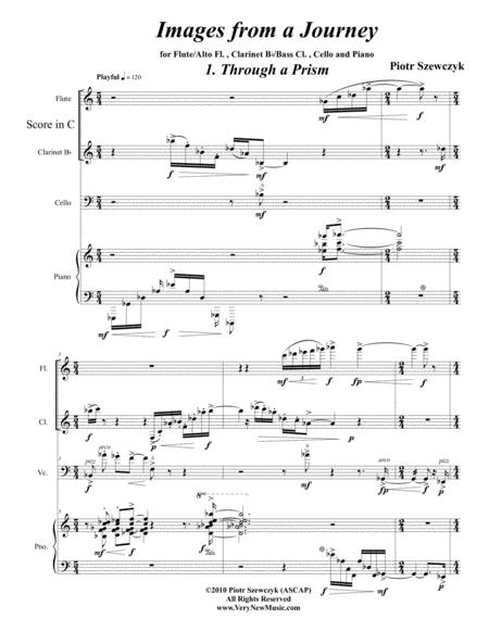 Images From A Journey For Flute Clarinet Cello And Piano Page 2