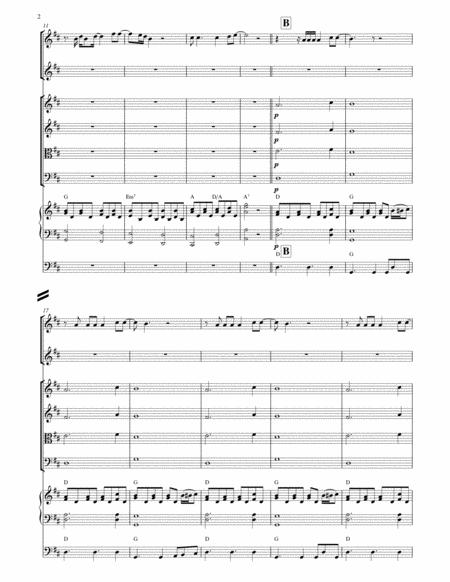 Imagine By John Lennon For Voice Piano And String Quartet Ensemble And Bass Guitar In D Page 2