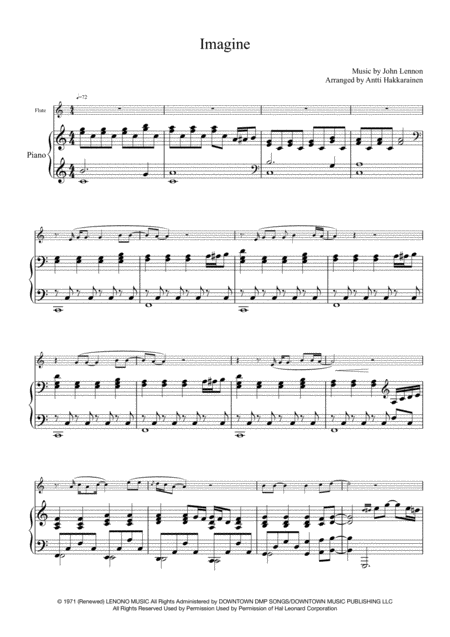 Imagine Flute Piano Page 2