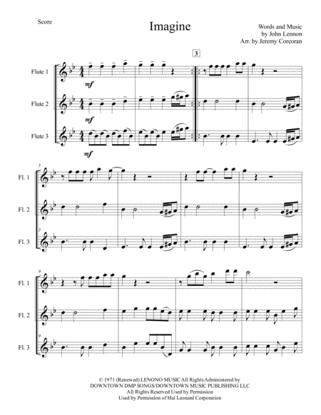 Imagine For Three Flutes Page 2