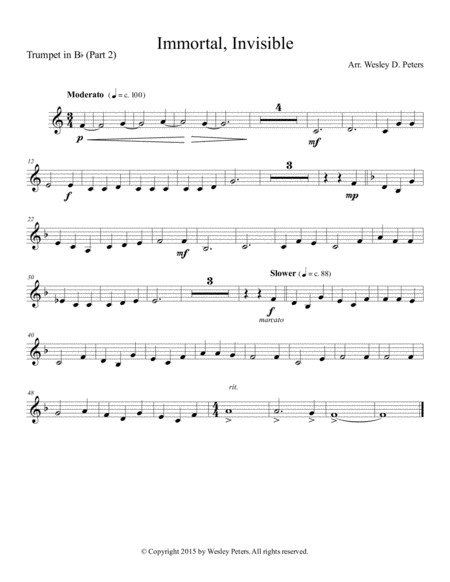 Immortal Invisible Brass Sextet Page 2