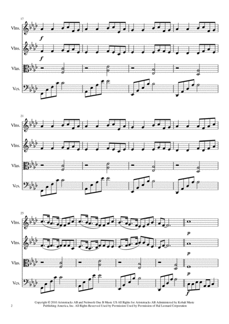 Impossible String Quartet Page 2