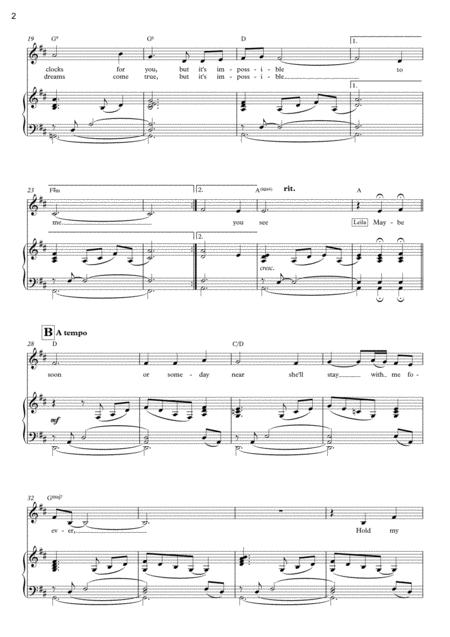 Impossible To Me Duet From After It Rains A New Musical Page 2