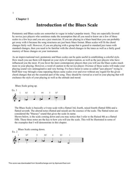 Improvising On The Blues Scale Page 2