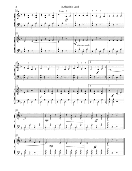 In Aladdins Land D Minor Page 2