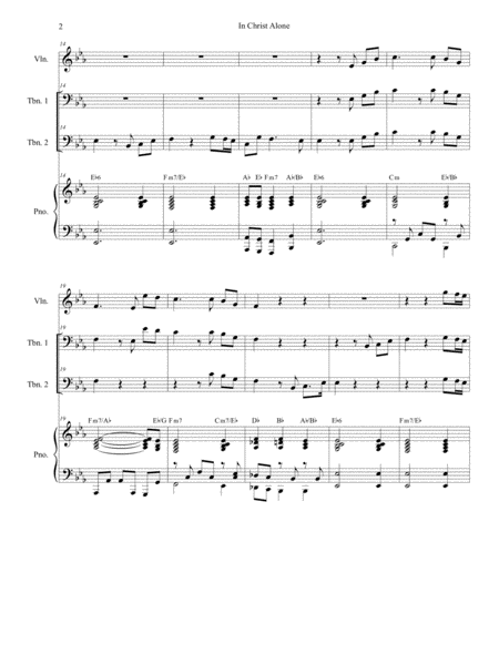 In Christ Alone Trombone Duet Page 2