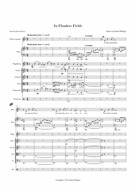 In Flanders Fields Mezzo With Ensemble Page 2