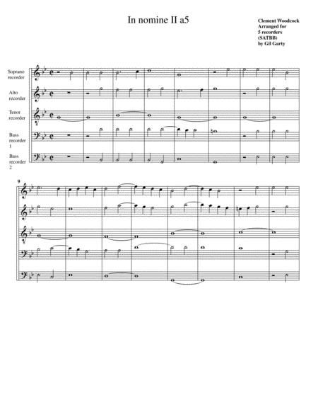 In Nomine A5 No 2 Arrangement For Recorders Page 2