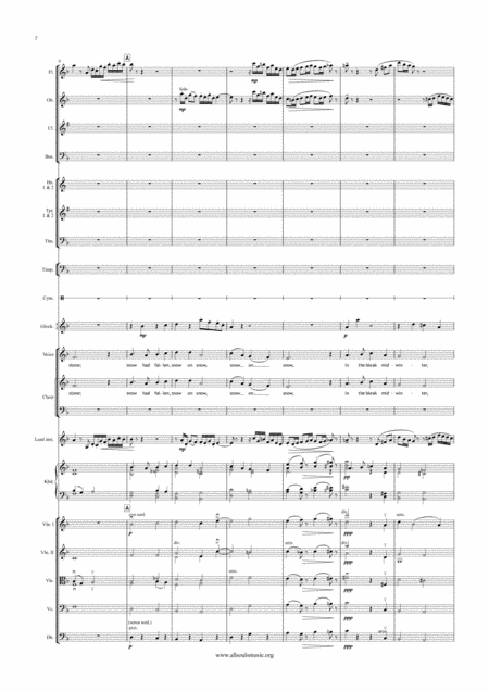 In The Bleak Midwinter Full Orchestra And Satb Choir Page 2