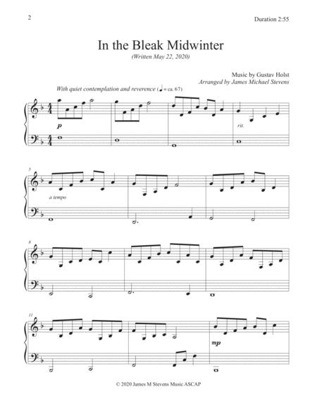 In The Bleak Midwinter Quiet Christmas Piano Page 2