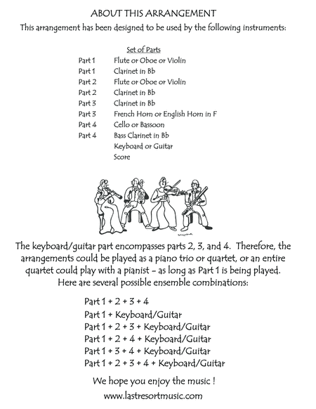 In The Garden For Wind Quartet Mixed Quartet Double Reed Quartet Or Clarinet Quartet Music For Four Page 2