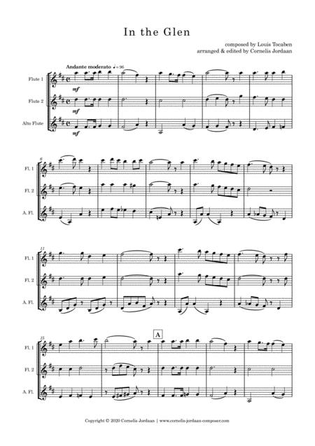 In The Glen A Short Trio For 2 Flutes Alto Flute Page 2