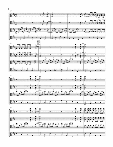 In The Mood Viola Quartet Page 2