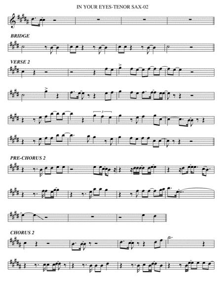 In Your Eyes Tenor Sax Page 2