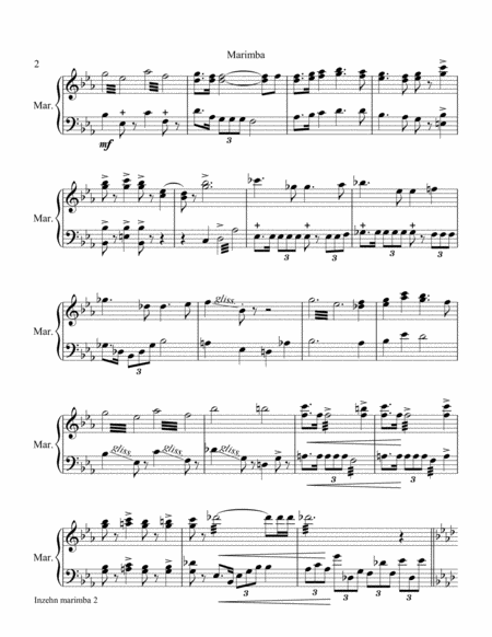 In Zehn Duet For Marimba Page 2