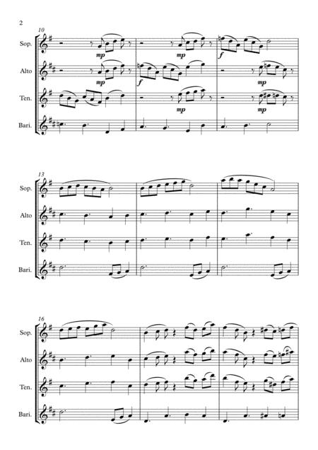 Indigo From Rainbow Suite Saxophone Quartet Page 2