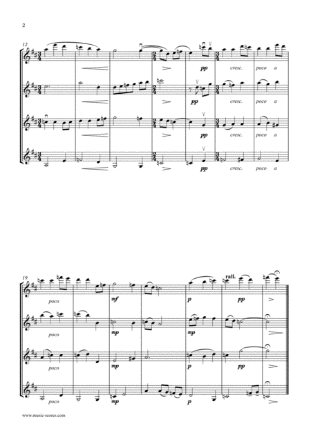 Infant Holy Infant Lowly 4 Violins Page 2