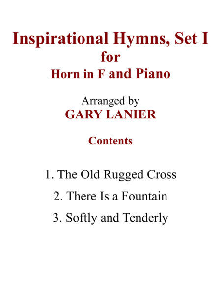 Inspirational Hymns Set I Duets For Horn In F Piano Page 2