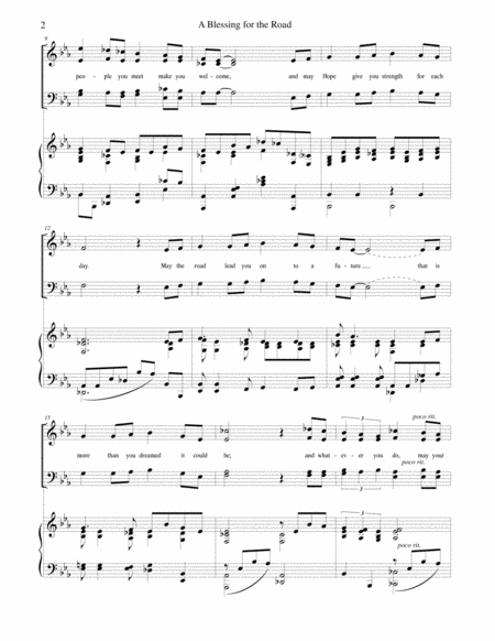 Inspiring Choral With Text By Mary Kay Beall Satb Voices With Piano Accompaniment Page 2
