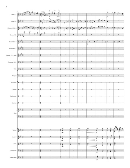 Interludes For Orchestra Score And Parts Page 2