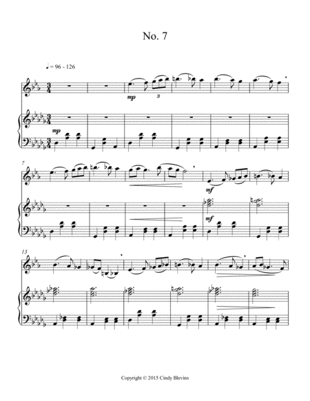 Intermediate Clarinet Study 7 From The Blevins Collection Melodic Technical Studies For Bb Clarinet Page 2